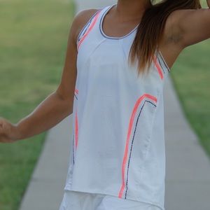 Lucky in Love white mesh top